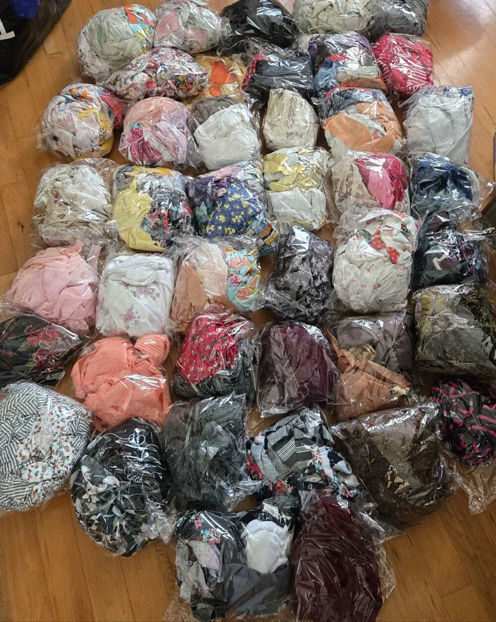 Bag Of Fabric Scraps- RANDOM